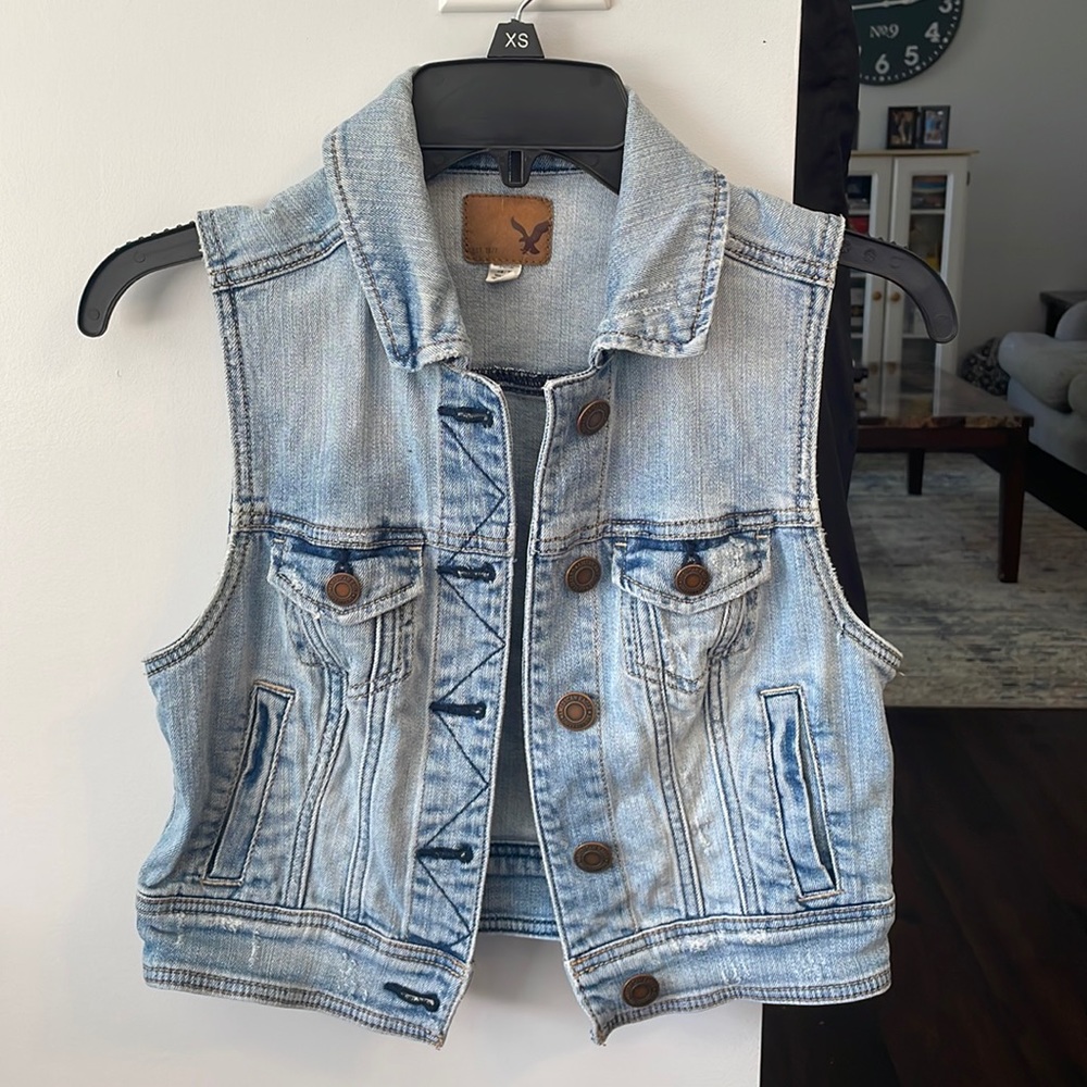 American Eagle XS Jean Vest